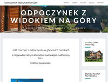 Tablet Screenshot of domki-szczawnica.eu